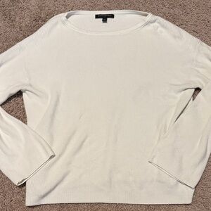 Banana Republic Cream Crew Neck Sweater